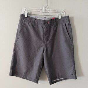 O'Neill Men's Gray Pinstripe Hybrid Shorts